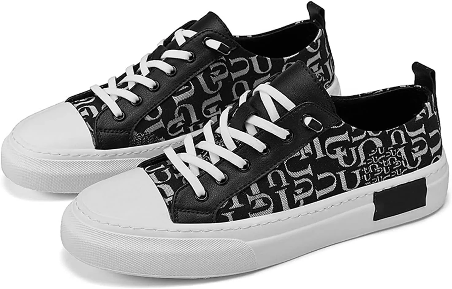 کفش‌های غیررسمی مردانه BUYUP، کفش‌های کتانی غیررسمی لوکس مردانه، کفش‌های ورزشی بنددار تخت، کفش تنیس، کفش بوم کلاسیک مردانه (رنگ: Hortel، سایز: 39)