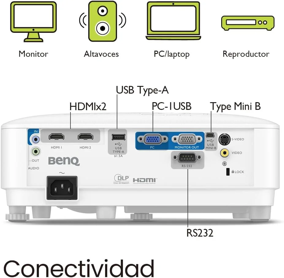 پروژکتور تجاری بنکیو MH560 1080p، DLP، فول اچ دی، 1920 x 1080، روشنایی بالای 3800 لومن، نسبت کنتراست بالای 20000:1، دو پورت HDMI، VGA، تصحیح خودکار کیستون، نصب ساده، فناوری SmartEco پروژکتور تجاری بنکیو MH560 1080p، DLP، فول اچ دی، 1920 x 1080، روشنایی بالای 3800 لومن، نسبت کنتراست بالای 20000:1، دو پورت HDMI، VGA، تصحیح خودکار کیستون، نصب ساده، فناوری SmartEco