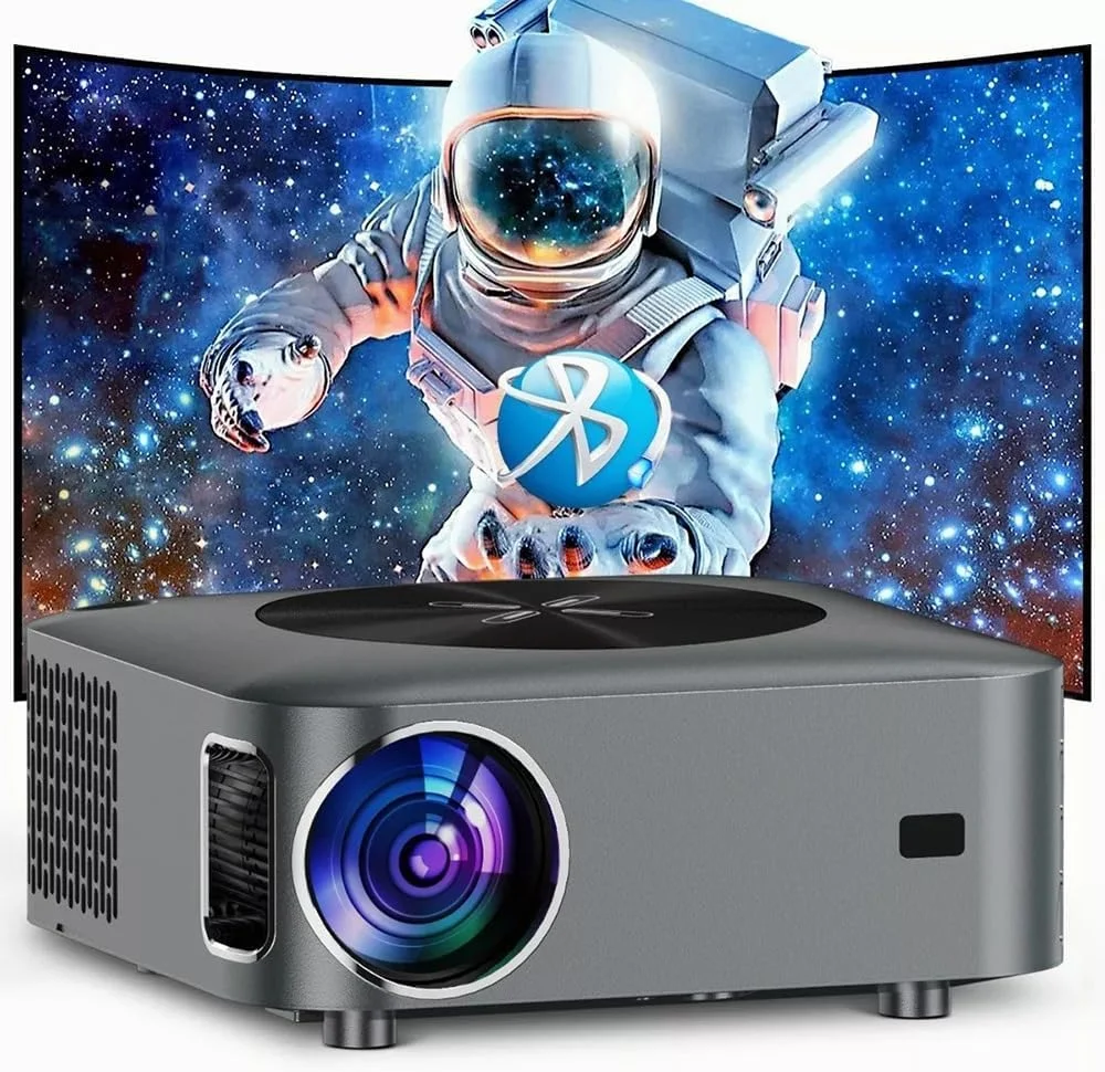 پروژکتور ویدیویی 4K مولور، با وای فای 5G و بلوتوث 5.1، پروژکتور قابل حمل برای فضای باز، 40000 ساعت عمر مفید، پروژکتور هوشمند با نمایشگر 300 اینچی، پروژکتور 450 ANSI HD، پروژکتور تلویزیون سینمای خانگی 1080P UHD (B) پروژکتور ویدیویی 4K مولور، با وای فای 5G و بلوتوث 5.1، پروژکتور قابل حمل برای فضای باز، 40000 ساعت عمر مفید، پروژکتور هوشمند با نمایشگر 300 اینچی، پروژکتور 450 ANSI HD، پروژکتور تلویزیون سینمای خانگی 1080P UHD (B)