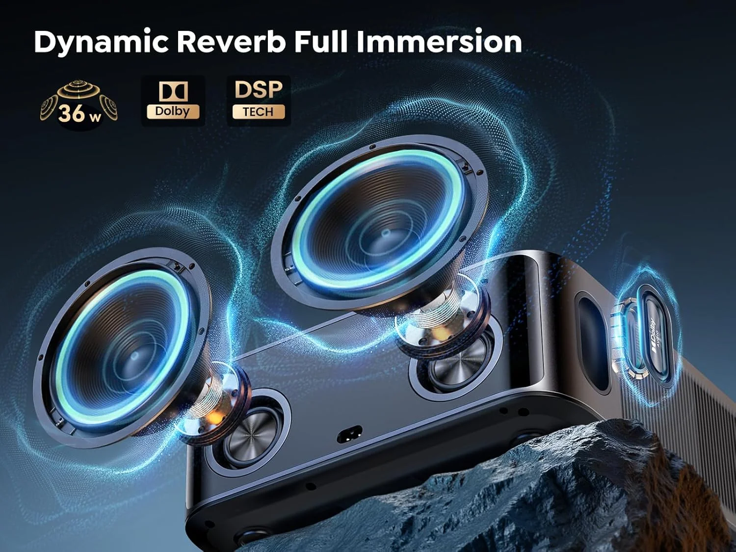 پروژکتور هوشمند [1200 ANSI/دارای مجوز نتفلیکس/36W صدای دالبی] با WiFi 6 و بلوتوث دو طرفه، فوکوس خودکار و Keystone، پروژکتور فیلم فضای باز TOPTRO X9 با پشتیبانی از 4K، خاکستری