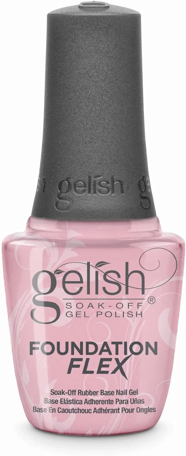 ژل بیس ناخن ژلیش Foundation Flex Light Nude Soak-Off Rubber Base، 15 میلی لیتر