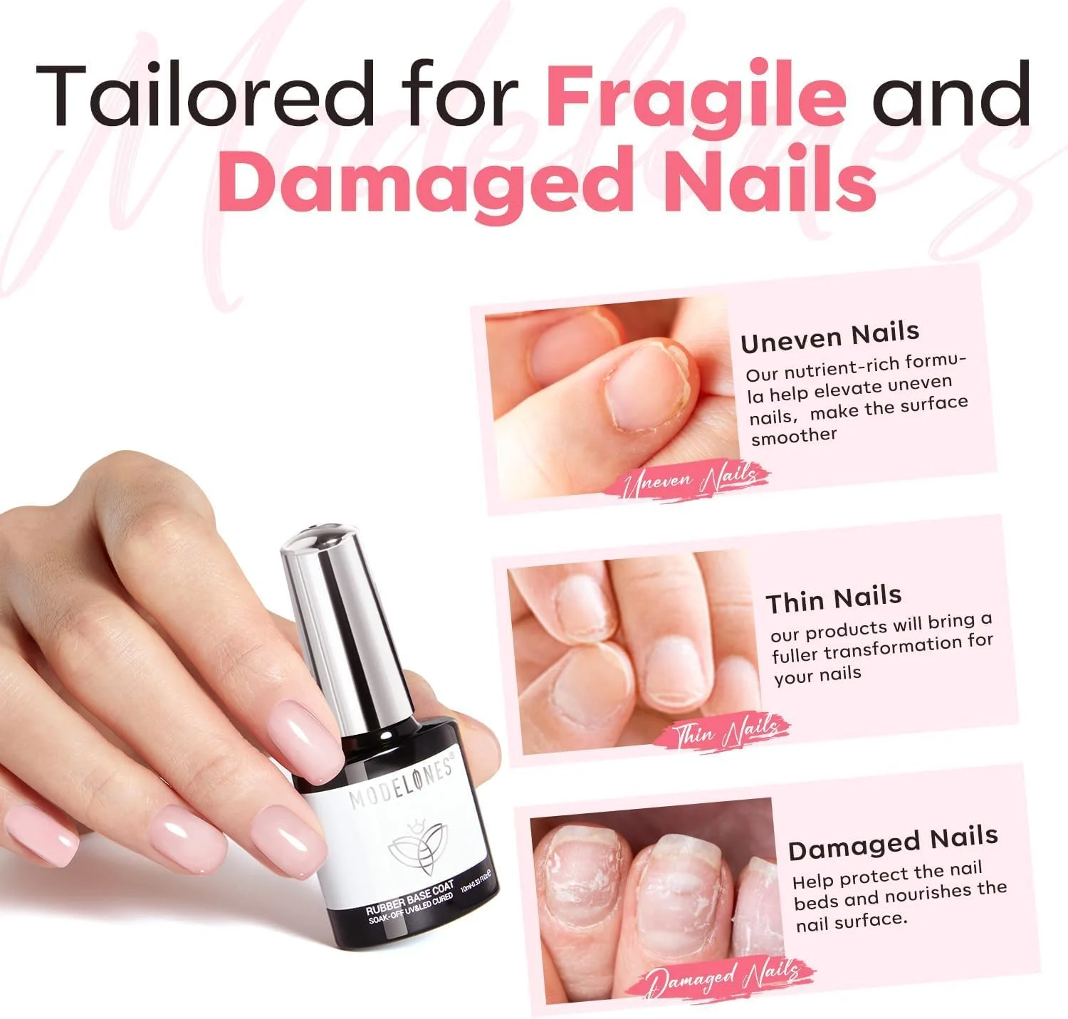 ژل بیلدر ناخن مدلونز، ژله ای صورتی 6 در 1، پوشش پایه رابر نود، تقویت کننده، ایجاد اپکس، اکستنشن، ماندگاری طولانی، محافظت کننده، خیساندن، لاک ژل پایه رنگی یو وی، مانیکور برای ناخن های شکننده، هنر، استفاده خانگی ژل بیلدر ناخن مدلونز، ژله ای صورتی 6 در 1، پوشش پایه رابر نود، تقویت کننده، ایجاد اپکس، اکستنشن، ماندگاری طولانی، محافظت کننده، خیساندن، لاک ژل پایه رنگی یو وی، مانیکور برای ناخن های شکننده، هنر، استفاده خانگی