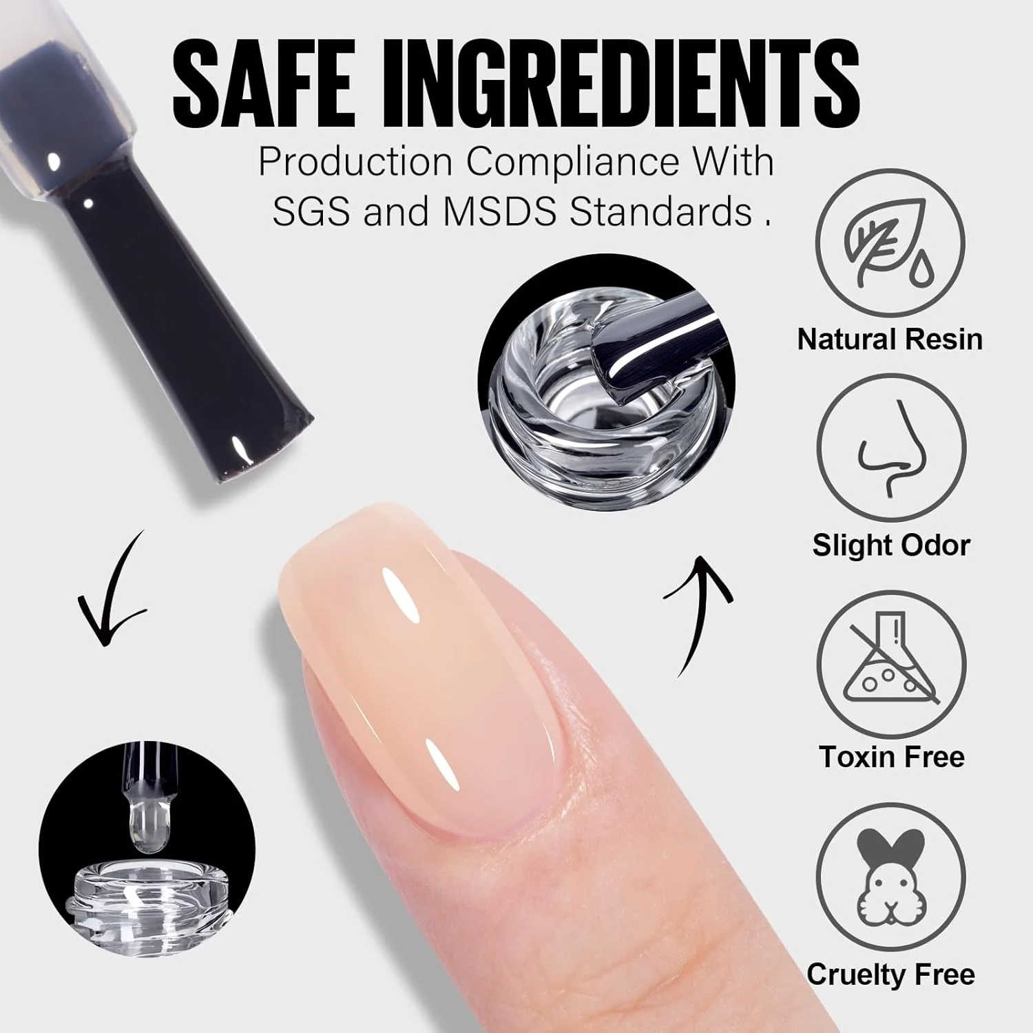 لاک پایه جدا شدنی تومیکا، 15 میلی لیتر لاک پایه ژلی شفاف برای طراحی ناخن، هدیه مانیکور برای دختران، نیاز به لامپ UV، استفاده آسان، بدون لب پر شدن، بادوام و ایمن برای استفاده در سالن و مانیکور خانگی لاک پایه جدا شدنی تومیکا، 15 میلی لیتر لاک پایه ژلی شفاف برای طراحی ناخن، هدیه مانیکور برای دختران، نیاز به لامپ UV، استفاده آسان، بدون لب پر شدن، بادوام و ایمن برای استفاده در سالن و مانیکور خانگی