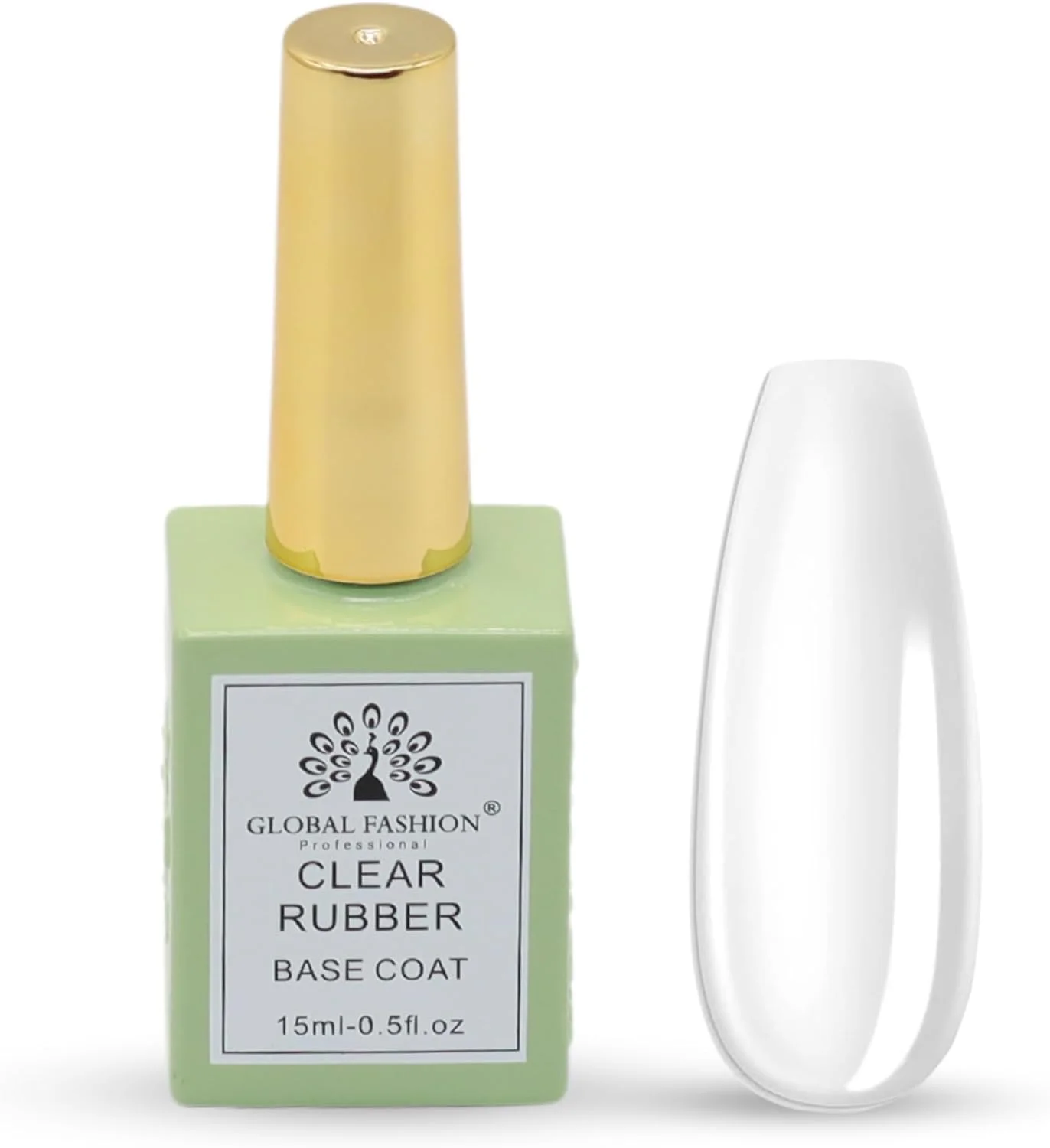 ژل بیس رابر شفاف حرفه ای گلوبال فشن - لاک ژل خیسانده شونده UV/LED، چسبندگی قوی، انعطاف پذیر و بادوام، فرمول تقویت کننده ناخن، 15 میلی لیتر | مقاوم در برابر زرد شدن و لب پر شدن ژل بیس رابر شفاف حرفه ای گلوبال فشن - لاک ژل خیسانده شونده UV/LED، چسبندگی قوی، انعطاف پذیر و بادوام، فرمول تقویت کننده ناخن، 15 میلی لیتر | مقاوم در برابر زرد شدن و لب پر شدن