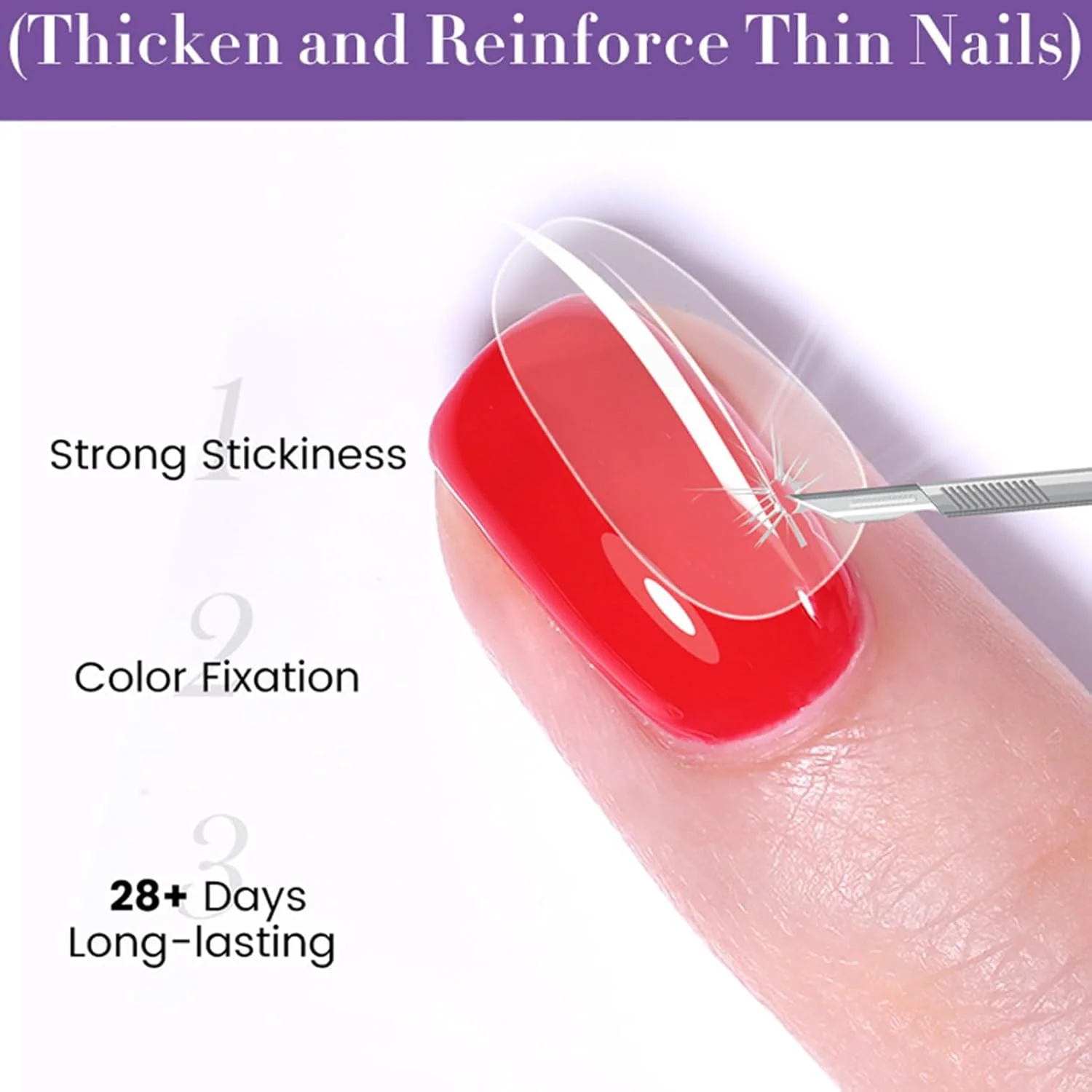 ژل ناخن سازنده | ست لاک ژل پایه لاستیکی فایبر گلاس، نیاز به خشک شدن با UV LED، لوازم جانبی مانیکور پدیکور شفاف و قابل خیساندن برای مسافرت، خانه، فضای باز و سالن