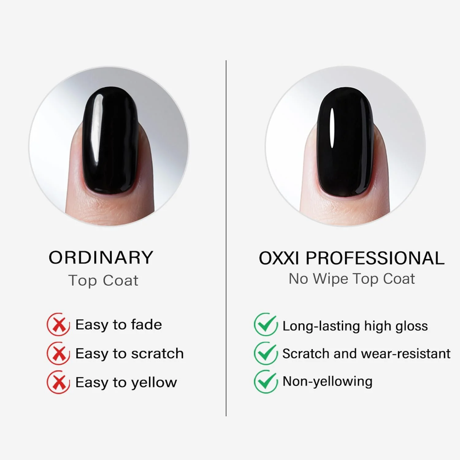 لاک ژل بیس رابر و تاپ کت بدون نیاز به پاک کردن OXXI Professional 2X15ml