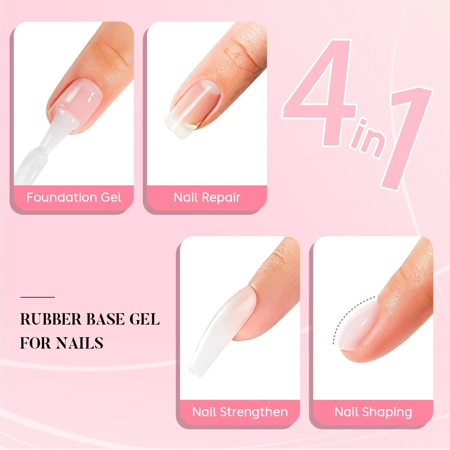 بیس ژل رابر شفاف نیکودکو 15 میلی لیتر، بدون تست حیوانی، وگان، ژل رابر شفاف LED UV، مناسب برای خیساندن، طراحی ناخن و مانیکور بیس ژل رابر شفاف نیکودکو 15 میلی لیتر، بدون تست حیوانی، وگان، ژل رابر شفاف LED UV، مناسب برای خیساندن، طراحی ناخن و مانیکور