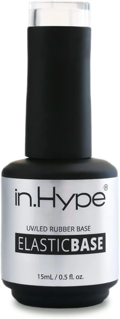 ژل بیس لاستیکی انعطاف پذیر IN.HYPE، قابل خشک شدن با UV/LED ژل بیس لاستیکی انعطاف پذیر IN.HYPE، قابل خشک شدن با UV/LED