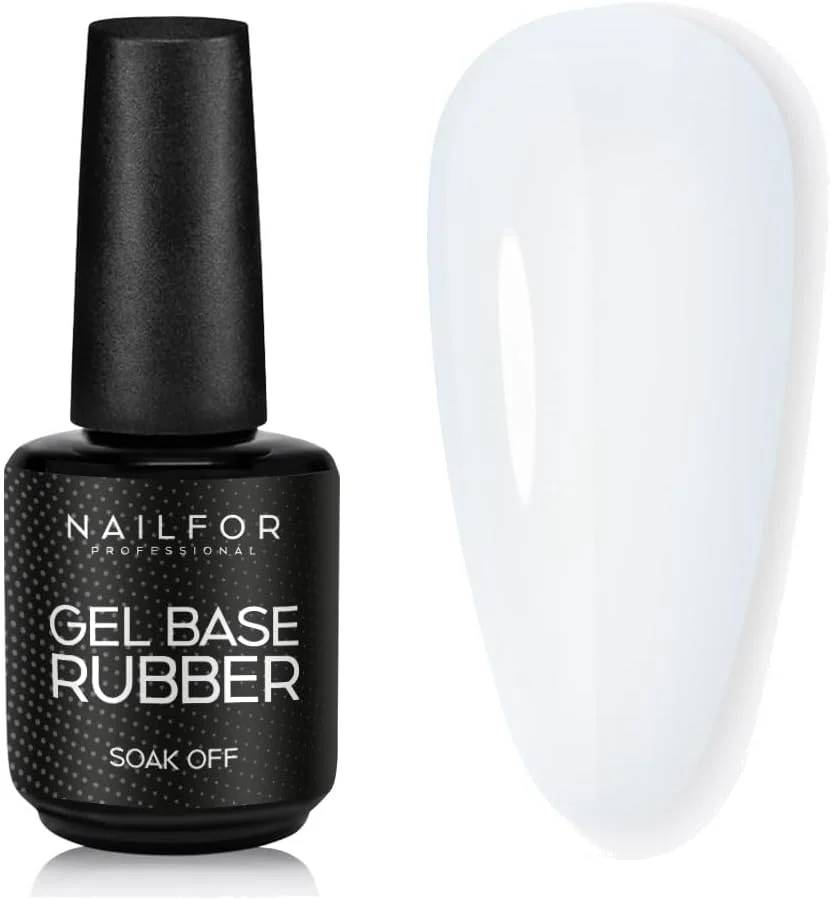 بیس رابر شفاف نیلفور 15 میل - برای لاک ژل نیمه دائم تقویت شده با چسبندگی قوی، ماندگاری طولانی، تقویت و محافظت از ناخن های طبیعی مناسب و افزایش طول مینی بیس رابر شفاف نیلفور 15 میل - برای لاک ژل نیمه دائم تقویت شده با چسبندگی قوی، ماندگاری طولانی، تقویت و محافظت از ناخن های طبیعی مناسب و افزایش طول مینی