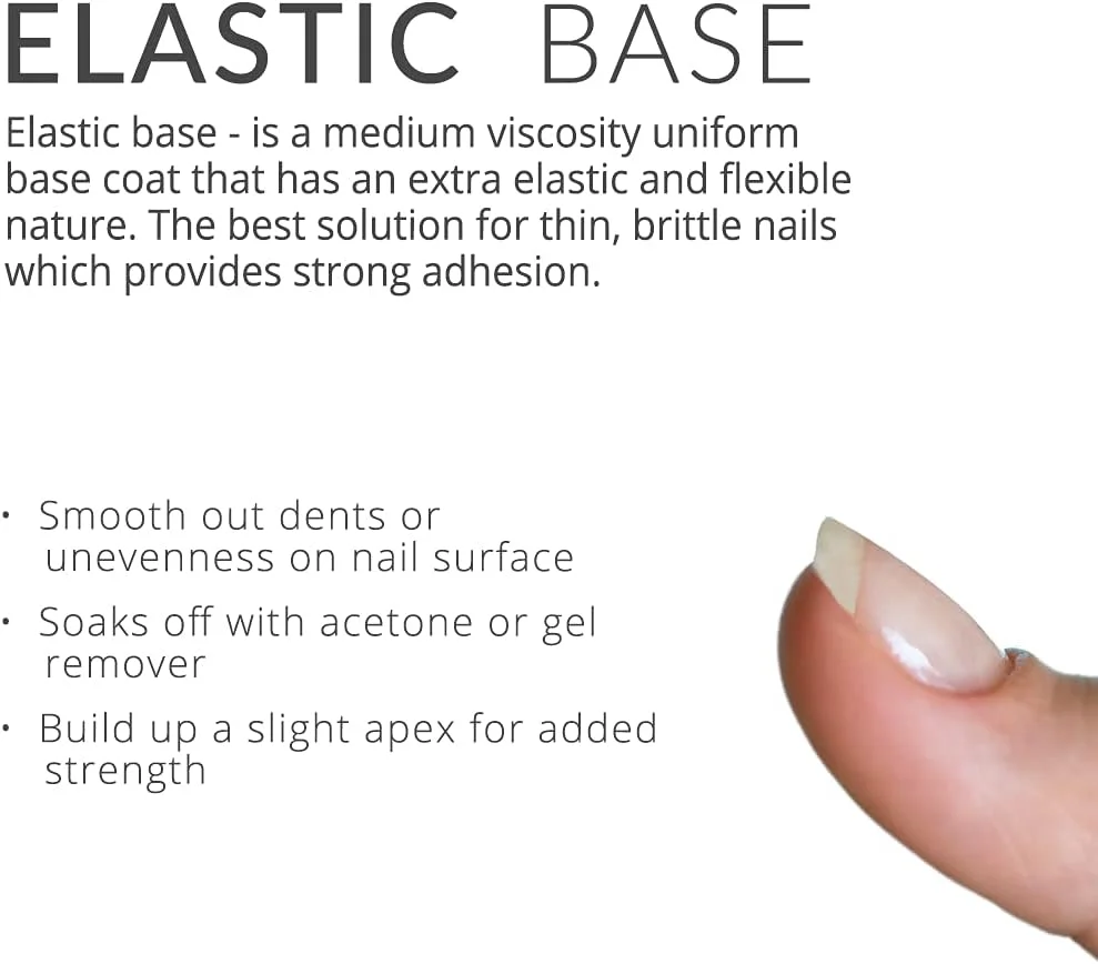 ژل بیس لاستیکی انعطاف پذیر IN.HYPE، قابل خشک شدن با UV/LED ژل بیس لاستیکی انعطاف پذیر IN.HYPE، قابل خشک شدن با UV/LED