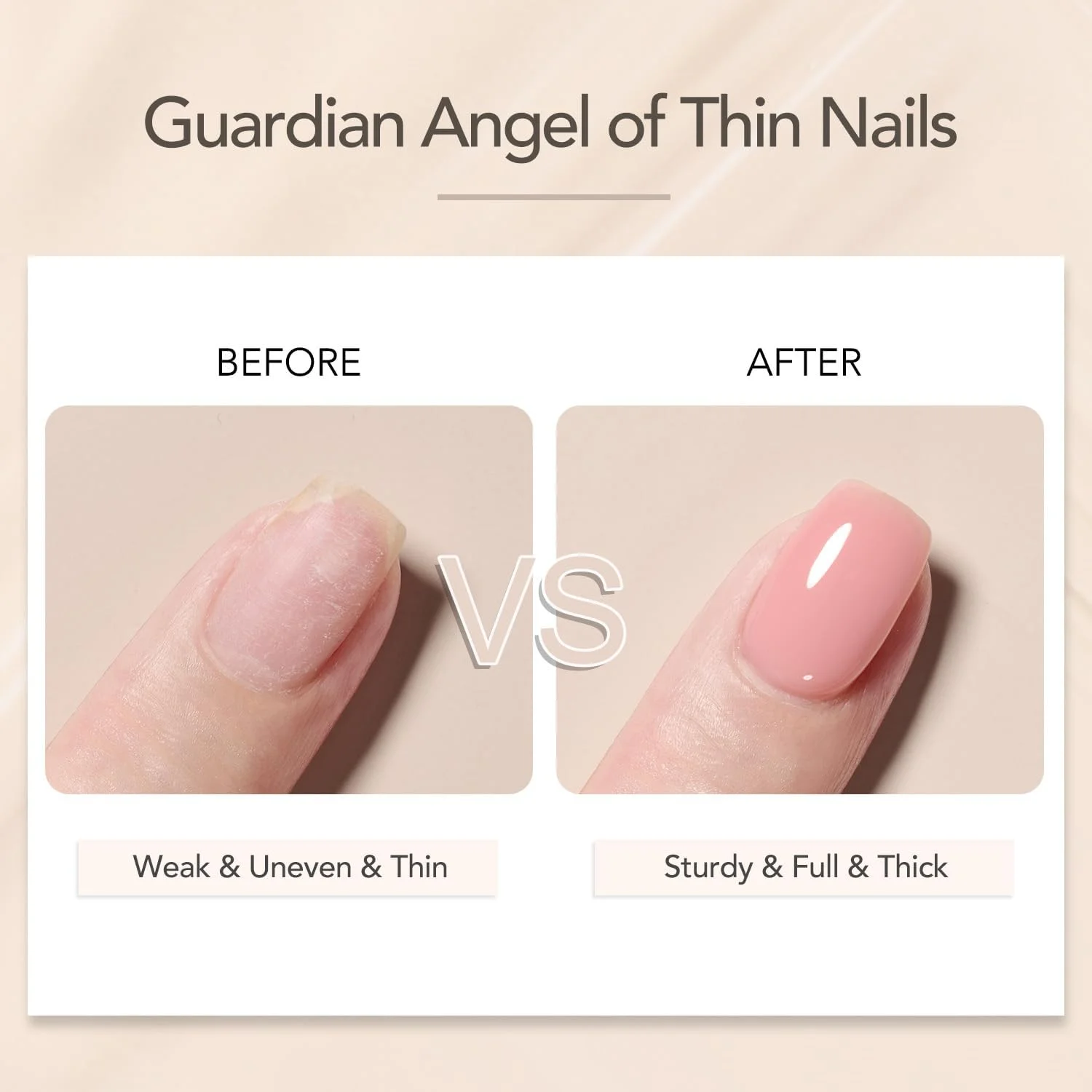 مجموعه ژل بیس رابر 6 رنگ GAOY، ژل بیس بیلدر ژله ای، رنگ های صورتی، سفید و کالباسی، تقویت کننده ناخن ژل بیس 2 در 1