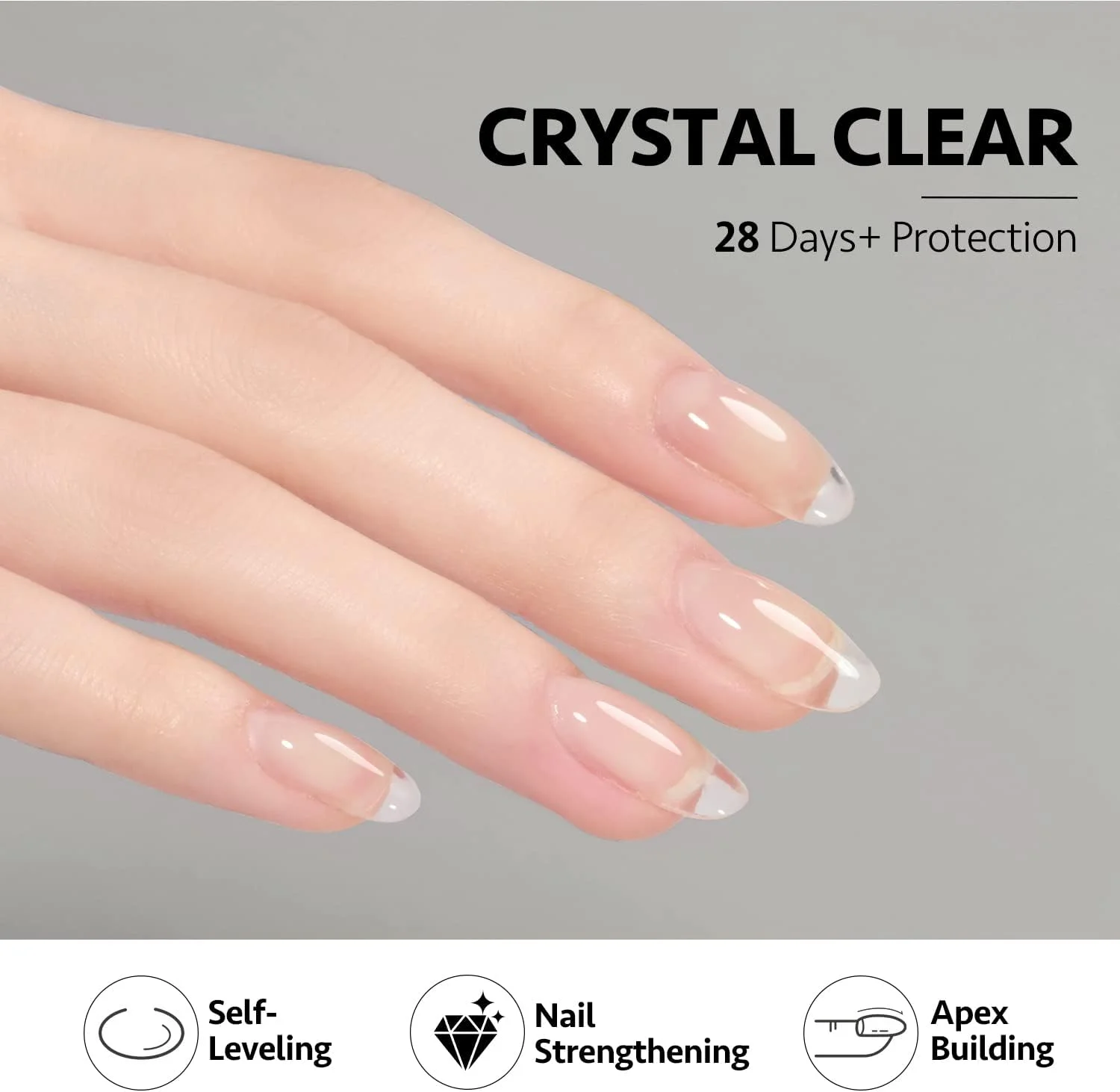 ژل بیلدر شفاف ناخن GAOY، تقویت کننده ناخن 16 میلی لیتر، ژل سخت اکستنشن ناخن، ژل UV با ماندگاری طولانی، نیاز به بیس کت و تاپ کت ژل بیلدر شفاف ناخن GAOY، تقویت کننده ناخن 16 میلی لیتر، ژل سخت اکستنشن ناخن، ژل UV با ماندگاری طولانی، نیاز به بیس کت و تاپ کت