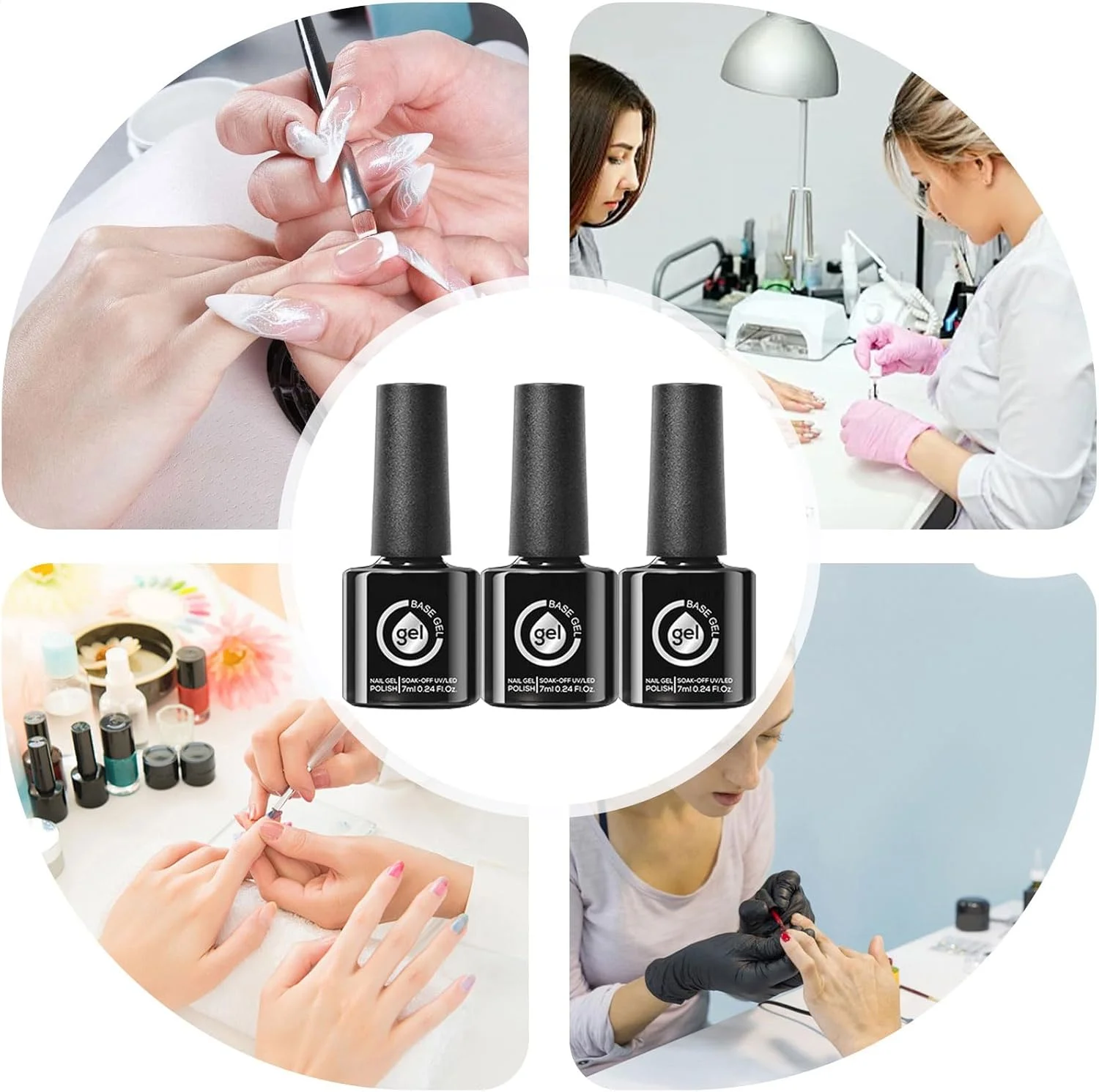 ژل ناخن سازنده - لاک ژل پایه لاستیکی فایبر گلاس شفاف - نیاز به خشک شدن با UV LED، لوازم جانبی مانیکور پدیکور برای مسافرت در فضای باز، سالن زیبایی حرفه ای، استفاده در فضای داخلی ژل ناخن سازنده - لاک ژل پایه لاستیکی فایبر گلاس شفاف - نیاز به خشک شدن با UV LED، لوازم جانبی مانیکور پدیکور برای مسافرت در فضای باز، سالن زیبایی حرفه ای، استفاده در فضای داخلی