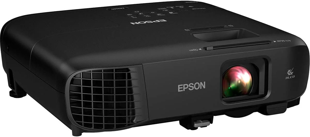 پروژکتور بی سیم اپسون Pro EX9240 با تکنولوژی 3LCD، کیفیت Full HD 1080p، روشنایی 4000 لومن رنگی و سفید، 2 پورت HDMI، بلندگوی داخلی و نسبت کنتراست 16000:1 (بازسازی شده) پروژکتور بی سیم اپسون Pro EX9240 با تکنولوژی 3LCD، کیفیت Full HD 1080p، روشنایی 4000 لومن رنگی و سفید، 2 پورت HDMI، بلندگوی داخلی و نسبت کنتراست 16000:1 (بازسازی شده)