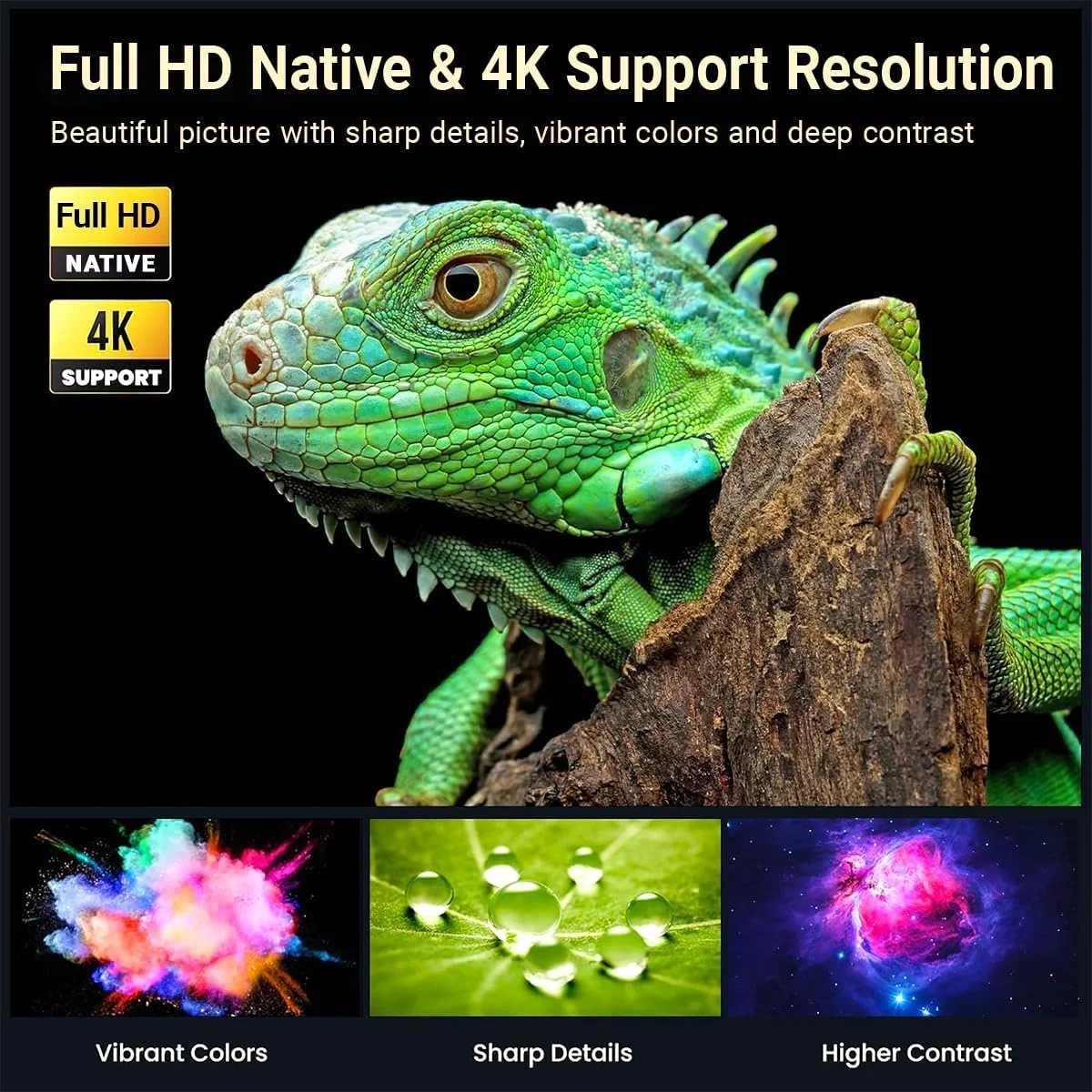 پروژکتور هوشمند بری با کیفیت 4K و دستگاه پخش اینترنتی دو بانده