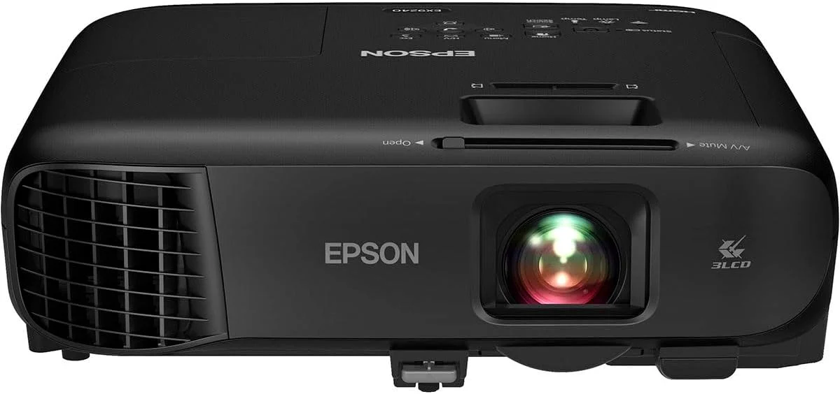 پروژکتور بی سیم اپسون Pro EX9240 با تکنولوژی 3LCD، کیفیت Full HD 1080p، روشنایی 4000 لومن رنگی و سفید، 2 پورت HDMI، بلندگوی داخلی و نسبت کنتراست 16000:1 (بازسازی شده) پروژکتور بی سیم اپسون Pro EX9240 با تکنولوژی 3LCD، کیفیت Full HD 1080p، روشنایی 4000 لومن رنگی و سفید، 2 پورت HDMI، بلندگوی داخلی و نسبت کنتراست 16000:1 (بازسازی شده)