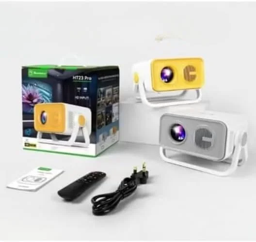 پروژکتور هوشمند ال سی دی Smartbarry HT23، 4K Ultra HD، وای فای 5G و بلوتوث، جک صوتی 3.5 میلی متری، سفید، سینمای خانگی و اداری، فوکوس الکتریکی، رزولوشن 1280x720 پروژکتور هوشمند ال سی دی Smartbarry HT23، 4K Ultra HD، وای فای 5G و بلوتوث، جک صوتی 3.5 میلی متری، سفید، سینمای خانگی و اداری، فوکوس الکتریکی، رزولوشن 1280x720