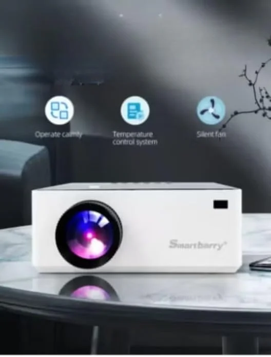 پروژکتور هوشمند Smartbarry HT20 4K HD، وای فای دو بانده، سازگار با HDMI/USB، سینمای خانگی هوشمند، قابل حمل، نمایشگر Full HD، سازگار با تی وی استیک/iOS/Android/PS4/PS5 پروژکتور هوشمند Smartbarry HT20 4K HD، وای فای دو بانده، سازگار با HDMI/USB، سینمای خانگی هوشمند، قابل حمل، نمایشگر Full HD، سازگار با تی وی استیک/iOS/Android/PS4/PS5