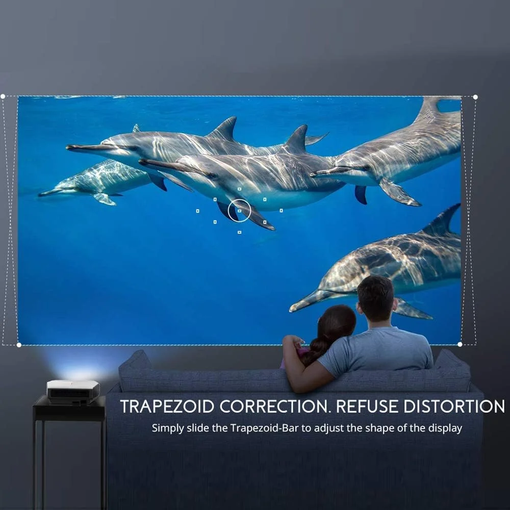 پروژکتور LED ال ای اپشن 1080P، پروژکتور فیلم و ویدیوی فول اچ دی برای ارائه پاورپوینت تجاری، سینمای خانگی، سازگار با لپ تاپ، تلفن، اندروید تی وی، AV، HDMI، USB، رنگ سفید پروژکتور LED ال ای اپشن 1080P، پروژکتور فیلم و ویدیوی فول اچ دی برای ارائه پاورپوینت تجاری، سینمای خانگی، سازگار با لپ تاپ، تلفن، اندروید تی وی، AV، HDMI، USB، رنگ سفید