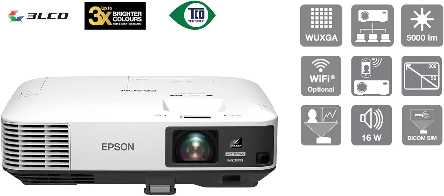 پروژکتور تجاری فول اچ دی اپسون EB-2250U، سفید پروژکتور تجاری فول اچ دی اپسون EB-2250U، سفید