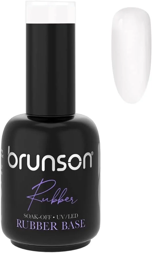 ژل بیس رابر برانسون، لاک ژل بیس رابر برای ناخن، مانیکور فرانسوی، ژل اکستنشن، خیساندن، نیاز به خشک شدن با UV LED، 18 میلی لیتر BRB05 ژل بیس رابر برانسون، لاک ژل بیس رابر برای ناخن، مانیکور فرانسوی، ژل اکستنشن، خیساندن، نیاز به خشک شدن با UV LED، 18 میلی لیتر BRB05