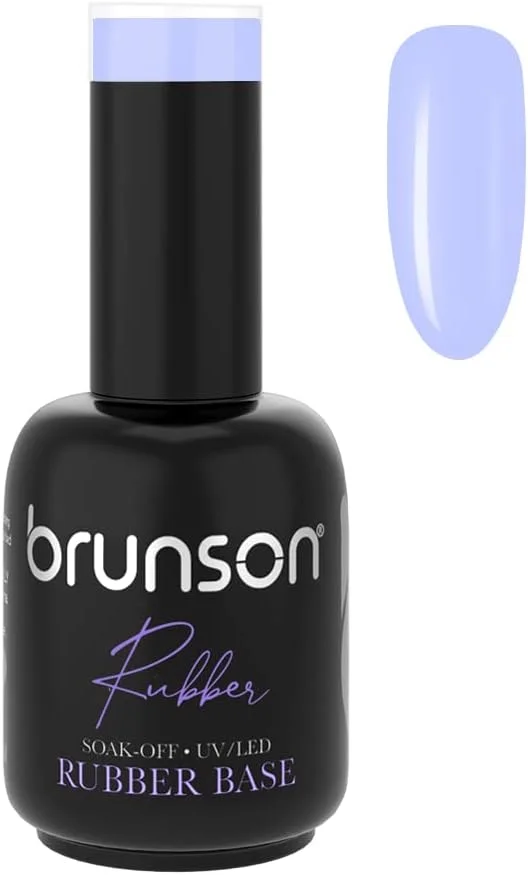 ژل بیس رابر برانسون، لاک ژل بیس رابر برای ناخن، مناسب مانیکور فرانسوی، ژل اکستنشن، قابل برداشتن با خیساندن، نیازمند خشک شدن با UV/LED، حجم 18 میلی لیتر، کد BRB54