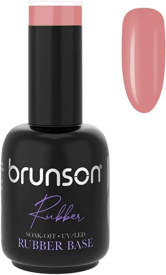 ژل بیس رابر Brunson، لاک ژل بیس رابر برای ناخن، مانیکور فرانسوی، ژل اکستنشن، خیساندن، نیاز به خشک شدن با UV LED، 18 میلی لیتر BRB22 ژل بیس رابر Brunson، لاک ژل بیس رابر برای ناخن، مانیکور فرانسوی، ژل اکستنشن، خیساندن، نیاز به خشک شدن با UV LED، 18 میلی لیتر BRB22