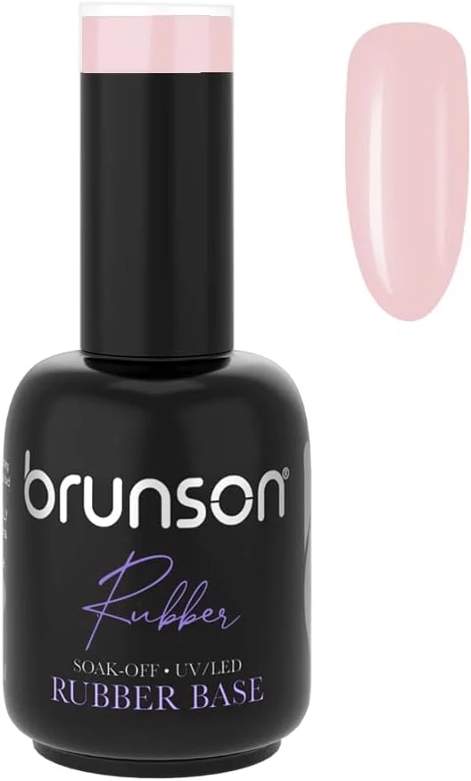 ژل بیس رابر BRUNSON، لاک ژل بیس رابر برای ناخن، مناسب مانیکور فرانسوی، ژل اکستنشن، خیساندن، نیاز به خشک شدن با UV LED، حجم 18 میلی لیتر، کد BRB17 ژل بیس رابر BRUNSON، لاک ژل بیس رابر برای ناخن، مناسب مانیکور فرانسوی، ژل اکستنشن، خیساندن، نیاز به خشک شدن با UV LED، حجم 18 میلی لیتر، کد BRB17