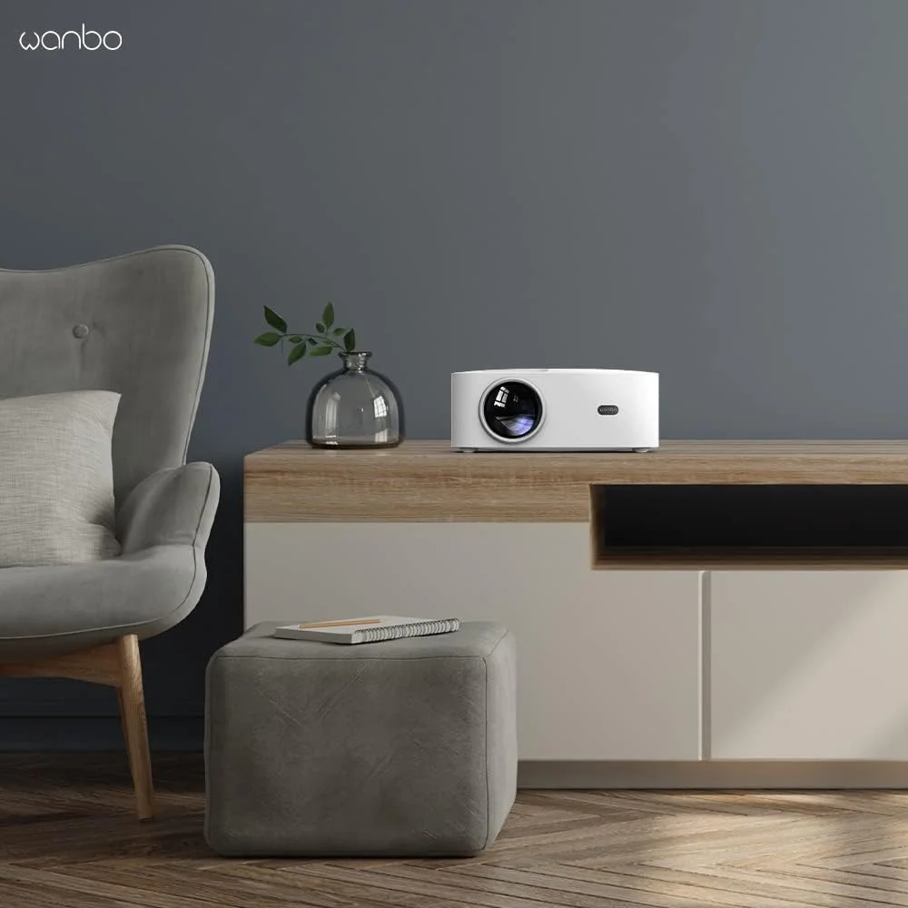 پروژکتور WANBO X1 Pro (ارتقا یافته)، Full HD 1080P واقعی، اندروید 9، پروژکتور خانگی، سینمای LED، 350 ANSI، 3900 لومن، WiFi بلوتوث، HDMI ARC، Dolby DTS، تصحیح کیستون 4D، نسخه جهانی، سفید پروژکتور WANBO X1 Pro (ارتقا یافته)، Full HD 1080P واقعی، اندروید 9، پروژکتور خانگی، سینمای LED، 350 ANSI، 3900 لومن، WiFi بلوتوث، HDMI ARC، Dolby DTS، تصحیح کیستون 4D، نسخه جهانی، سفید