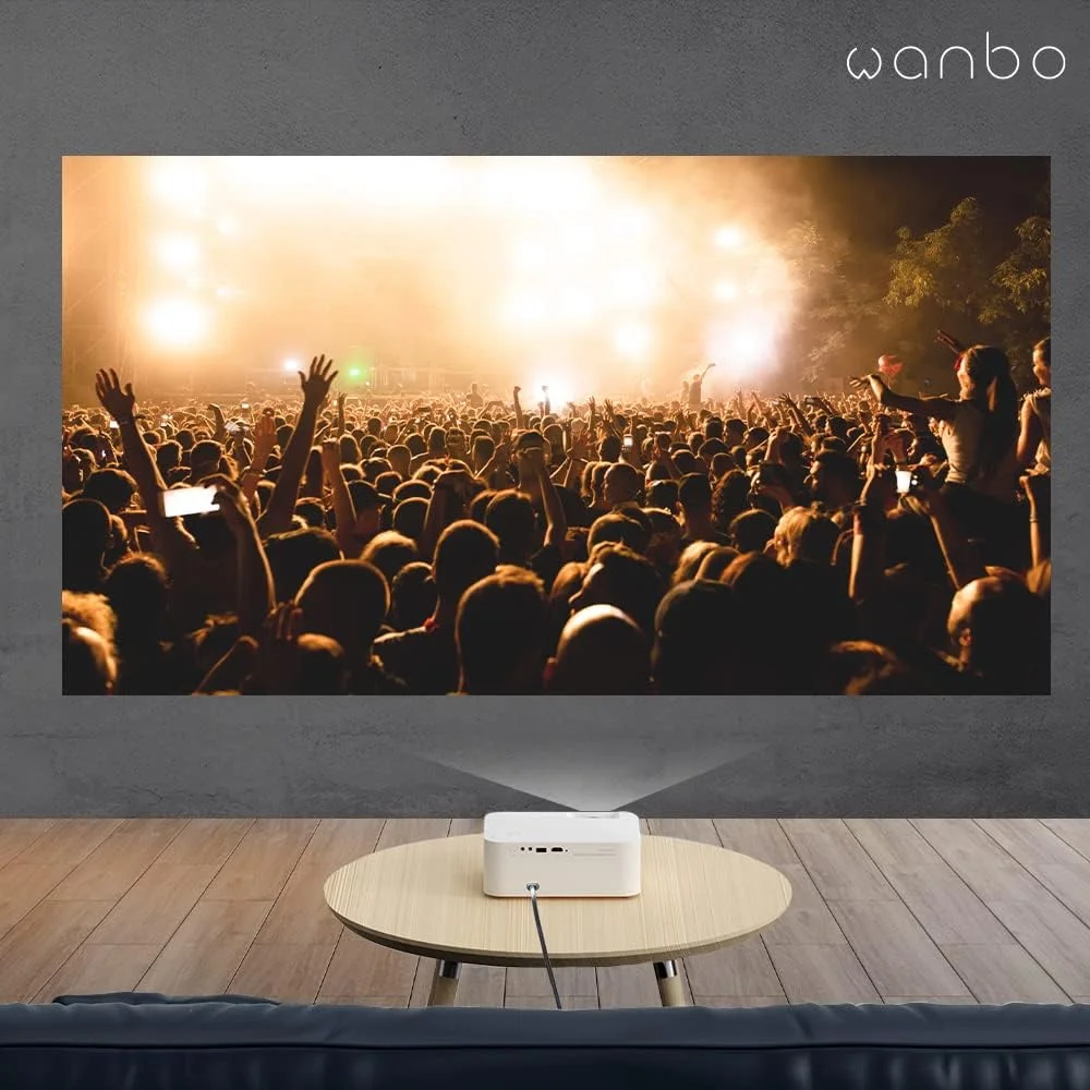 پروژکتور WANBO X1 Pro (ارتقا یافته)، Full HD 1080P واقعی، اندروید 9، پروژکتور خانگی، سینمای LED، 350 ANSI، 3900 لومن، WiFi بلوتوث، HDMI ARC، Dolby DTS، تصحیح کیستون 4D، نسخه جهانی، سفید پروژکتور WANBO X1 Pro (ارتقا یافته)، Full HD 1080P واقعی، اندروید 9، پروژکتور خانگی، سینمای LED، 350 ANSI، 3900 لومن، WiFi بلوتوث، HDMI ARC، Dolby DTS، تصحیح کیستون 4D، نسخه جهانی، سفید