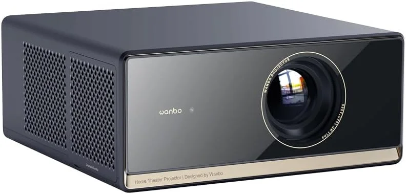 پروژکتور خانگی فول اچ دی Wanbo X5 Pro با کیفیت 1080P و HDR 4K، روشنایی 1100 انسی لومن، اندروید 9.0، پردازنده چهارهستهای، تنظیمات کاملا خودکار، بلندگوی 10 واتی، وایفای 6، بلوتوث دوگانه (ورودی/خروجی)، مناسب سینمای فضای باز (آبی تیره) پروژکتور خانگی فول اچ دی Wanbo X5 Pro با کیفیت 1080P و HDR 4K، روشنایی 1100 انسی لومن، اندروید 9.0، پردازنده چهارهستهای، تنظیمات کاملا خودکار، بلندگوی 10 واتی، وایفای 6، بلوتوث دوگانه (ورودی/خروجی)، مناسب سینمای فضای باز (آبی تیره)