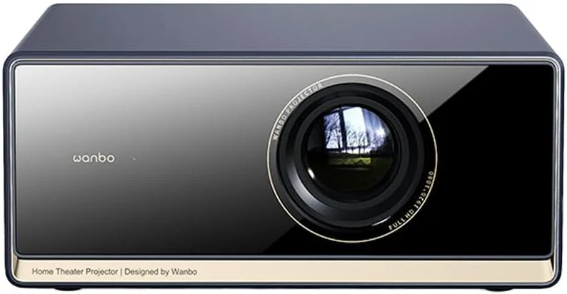 پروژکتور خانگی فول اچ دی Wanbo X5 Pro با کیفیت 1080P و HDR 4K، روشنایی 1100 انسی لومن، اندروید 9.0، پردازنده چهارهستهای، تنظیمات کاملا خودکار، بلندگوی 10 واتی، وایفای 6، بلوتوث دوگانه (ورودی/خروجی)، مناسب سینمای فضای باز (آبی تیره) پروژکتور خانگی فول اچ دی Wanbo X5 Pro با کیفیت 1080P و HDR 4K، روشنایی 1100 انسی لومن، اندروید 9.0، پردازنده چهارهستهای، تنظیمات کاملا خودکار، بلندگوی 10 واتی، وایفای 6، بلوتوث دوگانه (ورودی/خروجی)، مناسب سینمای فضای باز (آبی تیره)