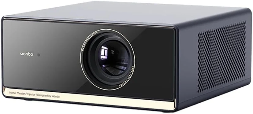 پروژکتور خانگی فول اچ دی Wanbo X5 Pro با کیفیت 1080P و HDR 4K، روشنایی 1100 انسی لومن، اندروید 9.0، پردازنده چهارهستهای، تنظیمات کاملا خودکار، بلندگوی 10 واتی، وایفای 6، بلوتوث دوگانه (ورودی/خروجی)، مناسب سینمای فضای باز (آبی تیره) پروژکتور خانگی فول اچ دی Wanbo X5 Pro با کیفیت 1080P و HDR 4K، روشنایی 1100 انسی لومن، اندروید 9.0، پردازنده چهارهستهای، تنظیمات کاملا خودکار، بلندگوی 10 واتی، وایفای 6، بلوتوث دوگانه (ورودی/خروجی)، مناسب سینمای فضای باز (آبی تیره)