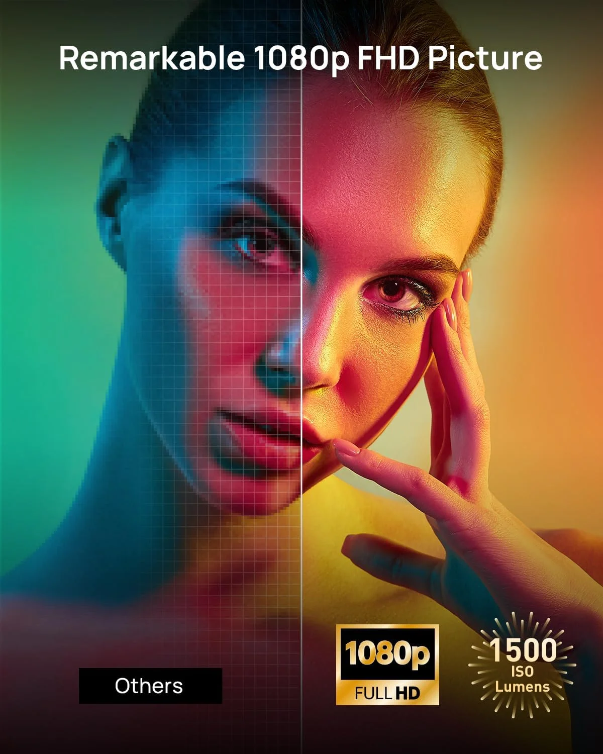 پروژکتور سینمای خانگی XGIMI Horizon، 1500 انسی لومن، رزولوشن اصلی 1080P، پروژکتور وای فای، تصحیح کیستون هوشمند، فوکوس خودکار، اندروید تی وی، 2 * 8 وات اسپیکر Harman Kardon، برای فیلم در خانه و فضای باز پروژکتور سینمای خانگی XGIMI Horizon، 1500 انسی لومن، رزولوشن اصلی 1080P، پروژکتور وای فای، تصحیح کیستون هوشمند، فوکوس خودکار، اندروید تی وی، 2 * 8 وات اسپیکر Harman Kardon، برای فیلم در خانه و فضای باز