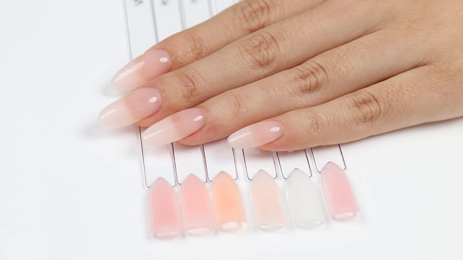 ست ژل ناخن ساز 8 در 1 بدون Hema AIMEILI، ژل پایه ساز رنگی شفاف، ژل تقویت کننده ناخن، ژل چسب اکستنشن ناخن در یک بطری، لاک ژل UV LED 6 عدد X 10 میلی لیتر - کیت هدیه 36