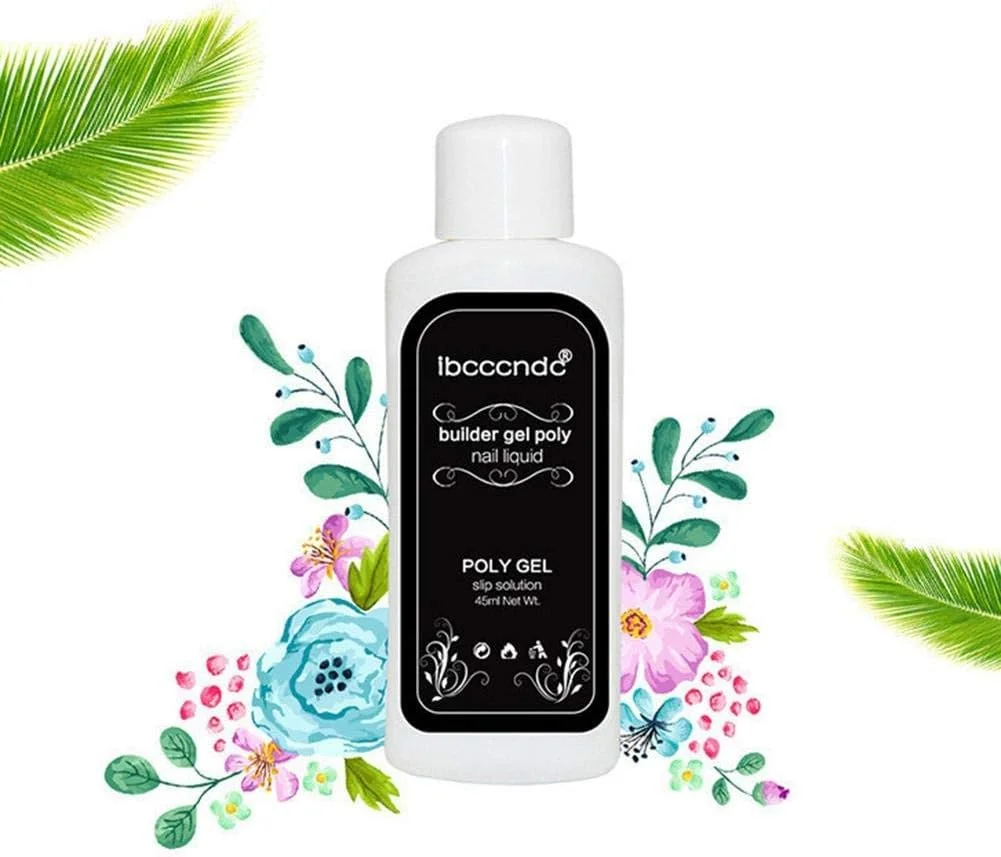 کیت ژل ناخن پلی ژل آستوند بیوتی، ست ژل ناخن پلی با لامپ LED، کیت آزمایشی تقویت کننده ناخن ژل اکستنشن 30 میلی لیتری، ژل سازنده اکستنشن ناخن با محلول لغزنده، همه کاره هنر ناخن