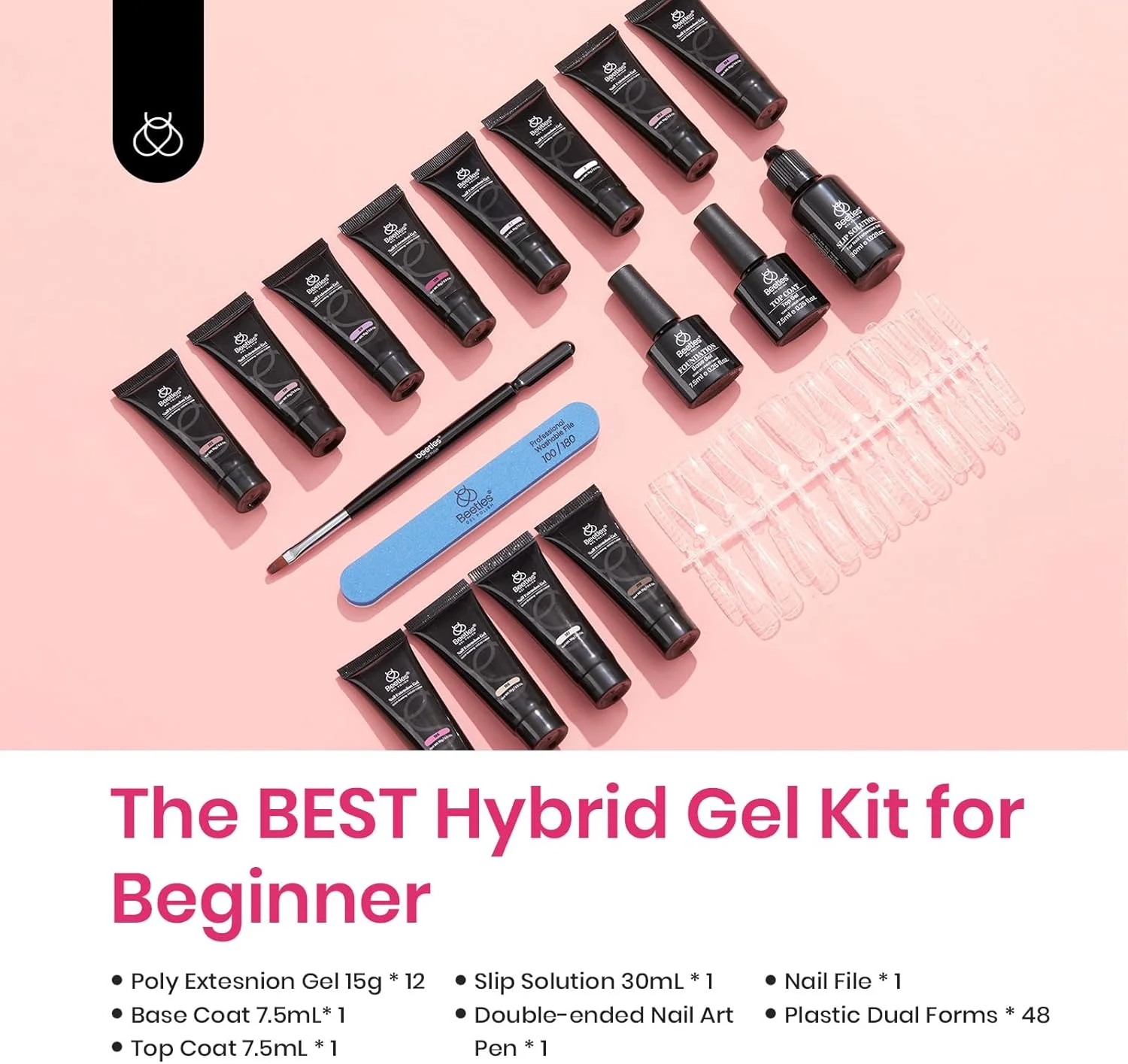 لاک ژل بیتلز، کیت اکستنشن پلی ژل ناخن 12 رنگ، ژله ای شفاف، سفید اکلیلی، صورتی کالباسی، بنفش، بیلدر، ست استارتر افزایش مانیکور، نیاز به خشک شدن با لامپ UV LED، هنر ناخن رنگی پایه همه کاره لاک ژل بیتلز، کیت اکستنشن پلی ژل ناخن 12 رنگ، ژله ای شفاف، سفید اکلیلی، صورتی کالباسی، بنفش، بیلدر، ست استارتر افزایش مانیکور، نیاز به خشک شدن با لامپ UV LED، هنر ناخن رنگی پایه همه کاره