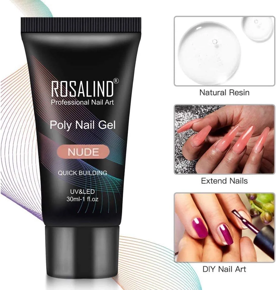 کیت ژل پلی ناخن کالا ROSALIND، شامل ژل پلی ناخن شفاف، سفید و رنگ بدن، ژل سازنده ناخن، ژل اکستنشن ناخن، کیت 3 رنگ تیوب پلی برای مبتدیان هنر ناخن DIY در خانه کیت ژل پلی ناخن کالا ROSALIND، شامل ژل پلی ناخن شفاف، سفید و رنگ بدن، ژل سازنده ناخن، ژل اکستنشن ناخن، کیت 3 رنگ تیوب پلی برای مبتدیان هنر ناخن DIY در خانه