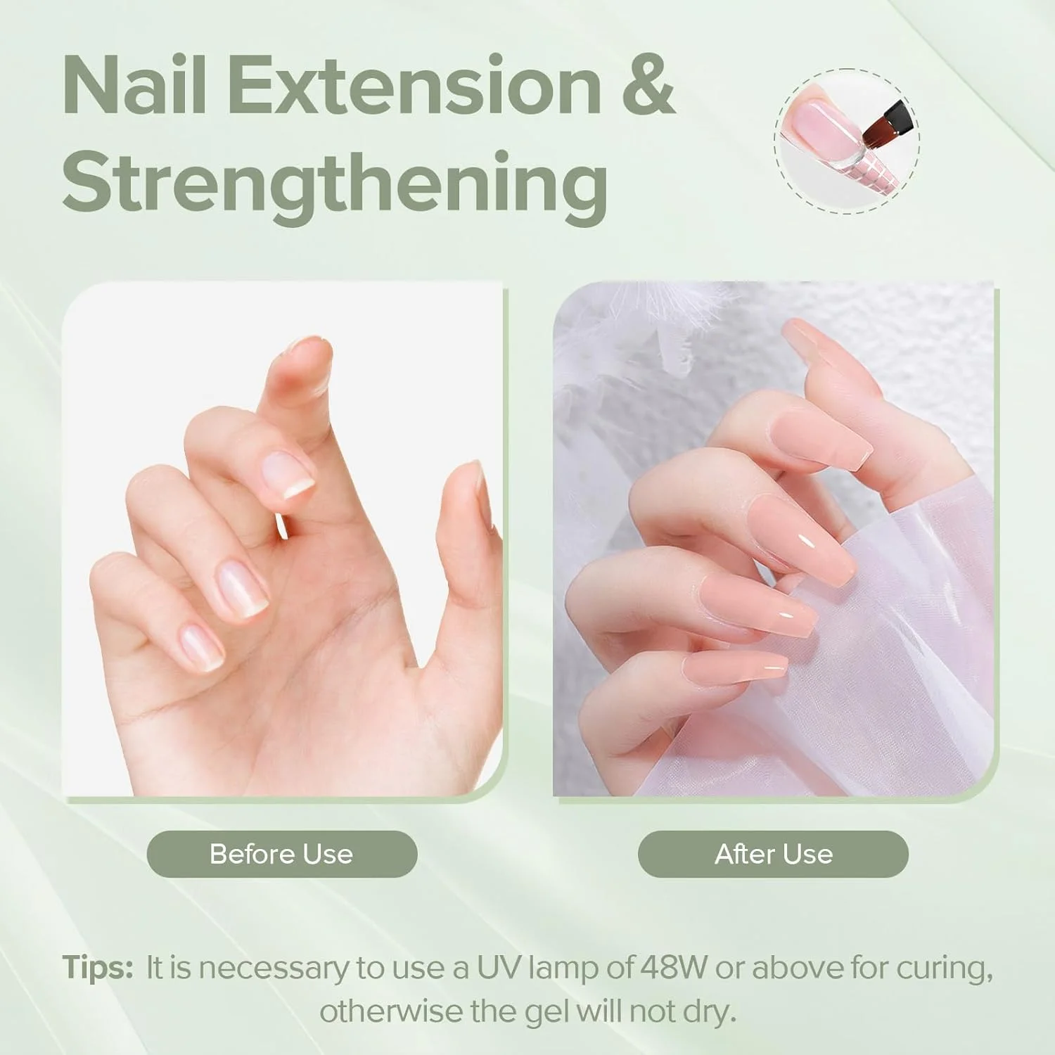 ژل بیلدر CANNI - 30 میلی لیتر ژل سخت نارنجی-صورتی ملایم برای اکستنشن و تقویت ناخن، بافت ژله ای برای طراحی ناخن DIY ژل بیلدر CANNI - 30 میلی لیتر ژل سخت نارنجی-صورتی ملایم برای اکستنشن و تقویت ناخن، بافت ژله ای برای طراحی ناخن DIY