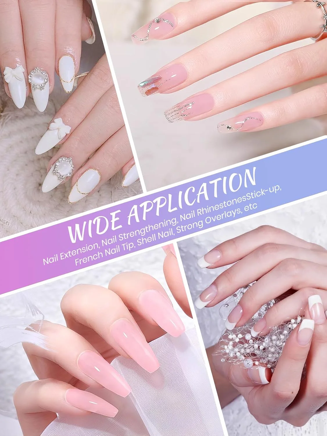 ست ژل بیلدر ناخن EBANKU - 3 رنگ 30ml ژل سخت بیلدر سفید صورتی شفاف برای ناخن، ست حرفه ای اکستنشن ژل بیلدر برای مبتدیان، طراحی ناخن ست ژل بیلدر ناخن EBANKU - 3 رنگ 30ml ژل سخت بیلدر سفید صورتی شفاف برای ناخن، ست حرفه ای اکستنشن ژل بیلدر برای مبتدیان، طراحی ناخن