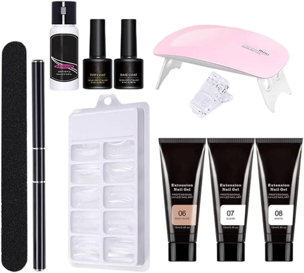 ست کامل کاشت ناخن، ژل مانیکور، بیس کت، ست مبتدی ناخن 11 تکه مدل 5، ابزار و وسایل ناخن، سایر ابزارهای ناخن ست کامل کاشت ناخن، ژل مانیکور، بیس کت، ست مبتدی ناخن 11 تکه مدل 5، ابزار و وسایل ناخن، سایر ابزارهای ناخن