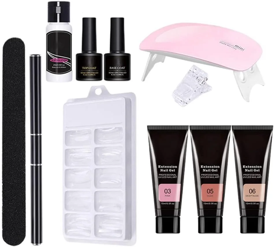 ست کامل کاشت ناخن، ژل مانیکور، بیس کت، ست مبتدی ناخن 11 تکه مدل 3، ابزار و لوازم ناخن، سایر ابزارهای ناخن ست کامل کاشت ناخن، ژل مانیکور، بیس کت، ست مبتدی ناخن 11 تکه مدل 3، ابزار و لوازم ناخن، سایر ابزارهای ناخن