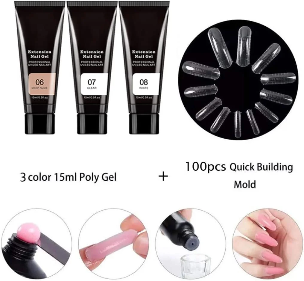 ست کامل کاشت ناخن HEJLZC، شامل ژل بیلدر، بیس کت و ابزار مانیکور - 11 تکه - مدل 5، ابزار و لوازم ناخن، سایر ابزارهای ناخن ست کامل کاشت ناخن HEJLZC، شامل ژل بیلدر، بیس کت و ابزار مانیکور - 11 تکه - مدل 5، ابزار و لوازم ناخن، سایر ابزارهای ناخن