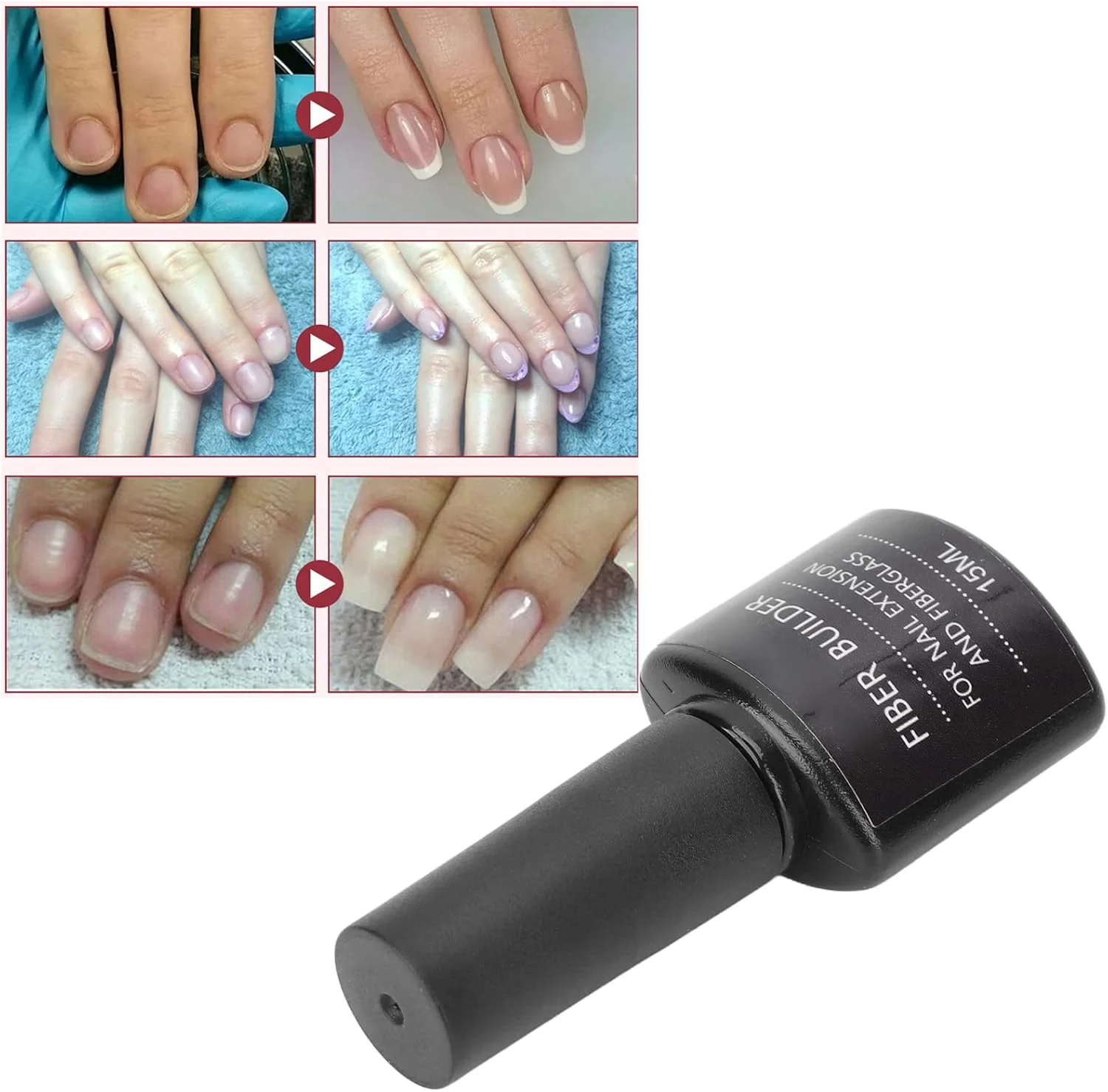 کیت فیبر ناخن شامل ژل اکستنشن ناخن فیبرگلاس 15 میلی لیتری و 10 عدد ورقه فیبر اکستنشن ناخن برای لوازم جانبی اکستنشن ناخن DIY زنانه کیت فیبر ناخن شامل ژل اکستنشن ناخن فیبرگلاس 15 میلی لیتری و 10 عدد ورقه فیبر اکستنشن ناخن برای لوازم جانبی اکستنشن ناخن DIY زنانه