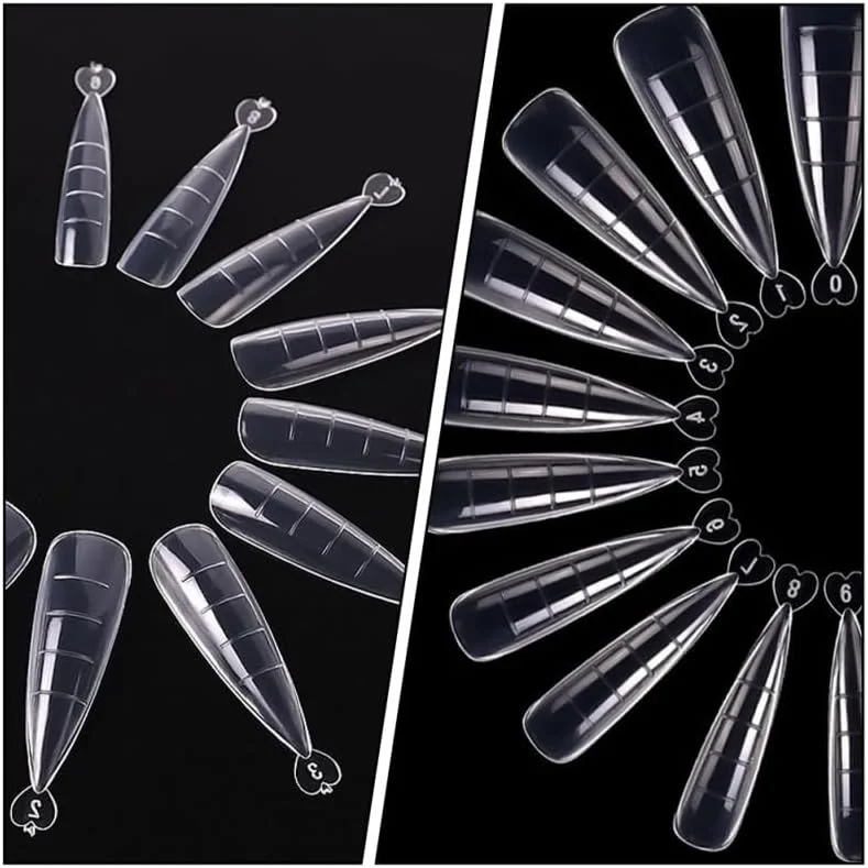 ست ژل ناخن Gogogmee برای کاشت ناخن، شامل 100 عدد تیپ ناخن برای فرنچ ناخن ست ژل ناخن Gogogmee برای کاشت ناخن، شامل 100 عدد تیپ ناخن برای فرنچ ناخن