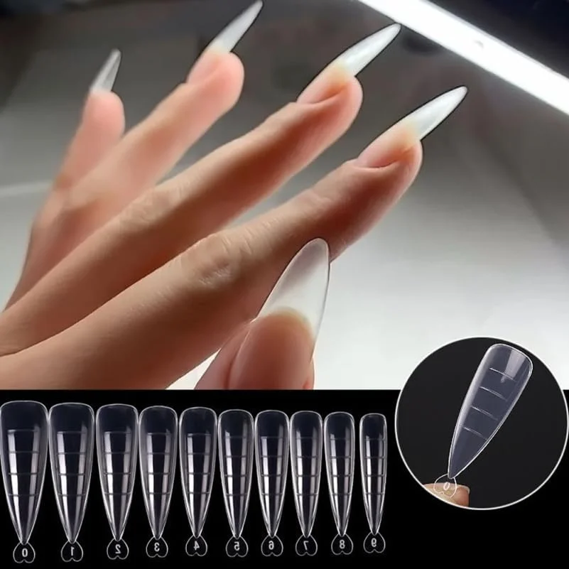 ست ژل ناخن Gogogmee برای کاشت ناخن، شامل 100 عدد تیپ ناخن برای فرنچ ناخن ست ژل ناخن Gogogmee برای کاشت ناخن، شامل 100 عدد تیپ ناخن برای فرنچ ناخن