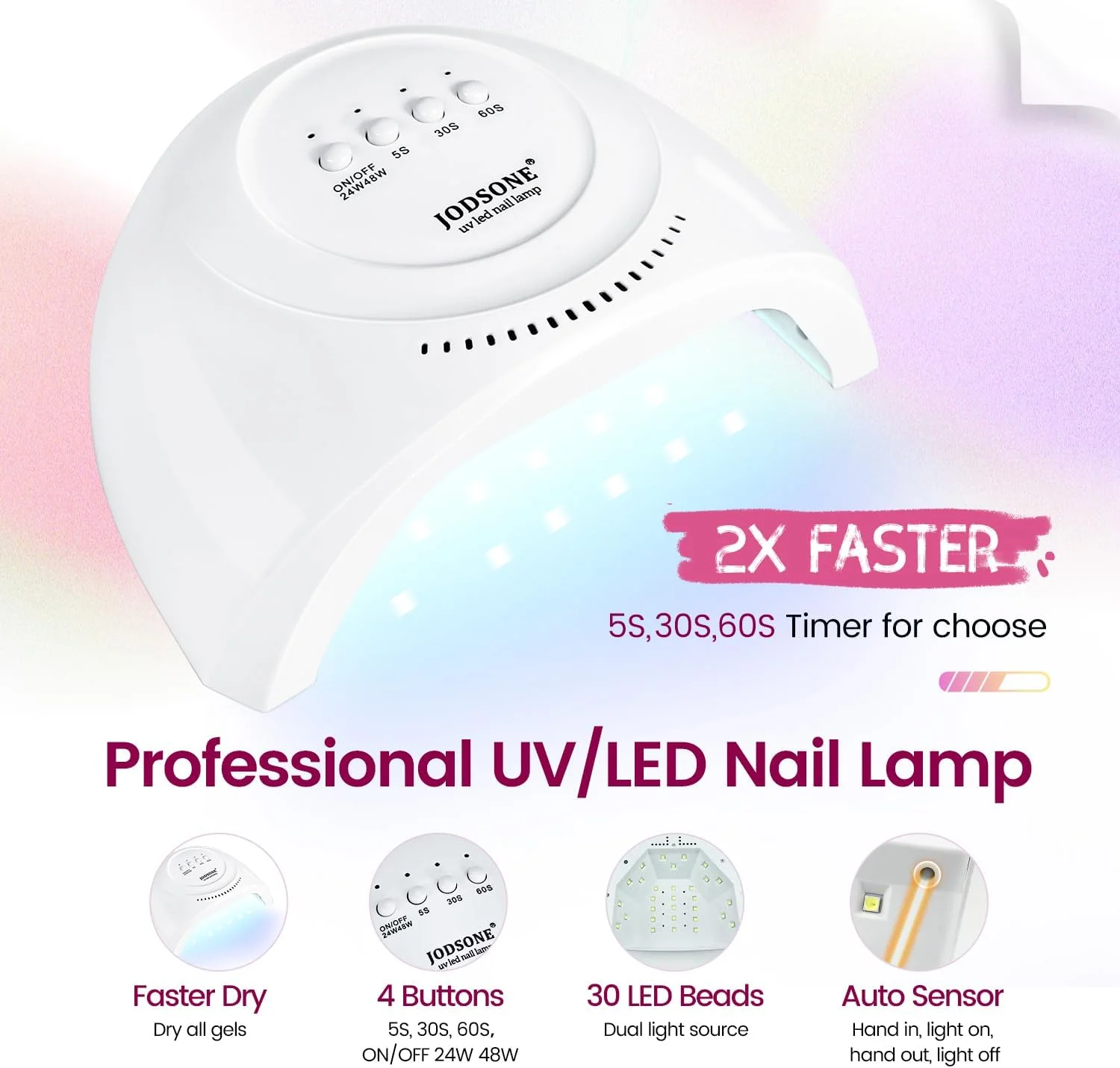 کیت ژل بیلدر ناخن JODSONE با لایه پایه و رویه یو وی، 21 رنگ ژل بیلدر براق و 100 عدد استیکر اکستنشن کیت ژل بیلدر ناخن JODSONE با لایه پایه و رویه یو وی، 21 رنگ ژل بیلدر براق و 100 عدد استیکر اکستنشن