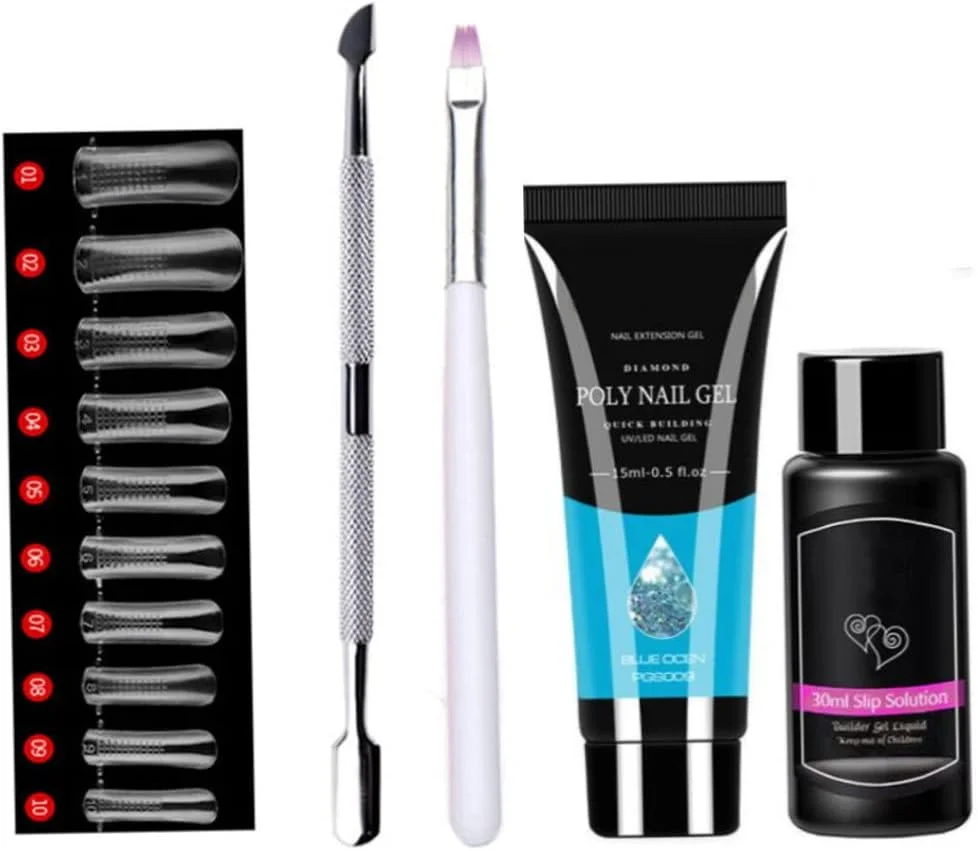 ست کامل کاشت ناخن ژلی HEJLZC مدل Style9، ابزار و وسایل مانیکور حرفه ای، سایر ابزارهای ناخن