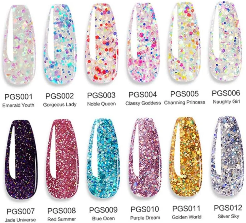 ست کامل کاشت ناخن ژلی HEJLZC مدل Style9، ابزار و وسایل مانیکور حرفه ای، سایر ابزارهای ناخن