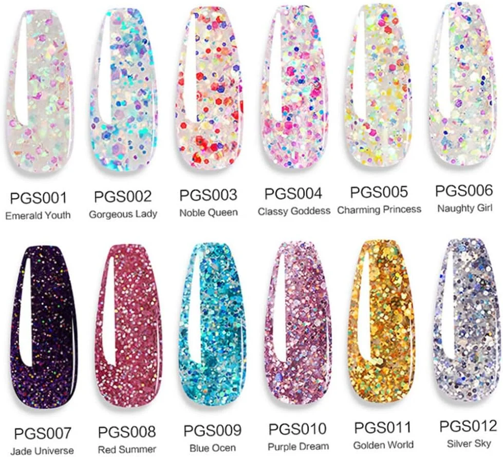 ست کامل کاشت ناخن ژلی HEJLZC مدل Style9، ابزار و وسایل مانیکور حرفه ای، سایر ابزارهای ناخن